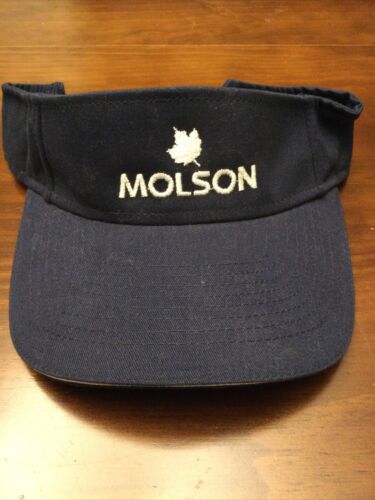 Molson Canadian Beer Embroidered Visor Hat Cap On… - image 1