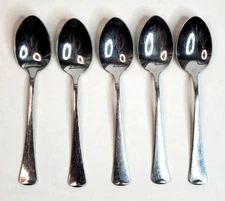 Oneida USA Teaspoon Dessert Spoon 6" long 5 Count Rogers 1881 