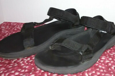 Teva Mens size 11 Torin Black Adjustable Sport Sandals  display picture 3