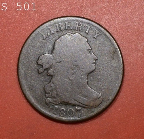 1807-P Half Cent — photo from the most recent tracked eBay sale