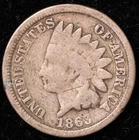 1863 INDIAN HEAD CENT