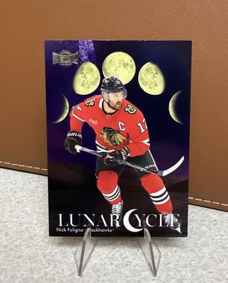 Nick Foligno 2025-26 Skybox Metal Universe - #LC-1 Lunar Cycle Purple /349