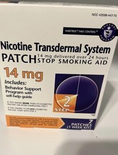 Habitrol Step 2 Nicotine 14mg Transdermal Sys- Patch Pack of 14 Patches 2026