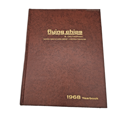 #ad #ad Flying Chips 1968 Yearbook Jan Feb 1968 Carpentry Yearbook Deltagram Rockwell HC $14.99