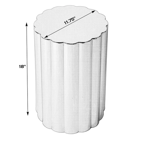 Butler Specialty Company Norwich Side Table - Polished Silver - Picture 4 of 4