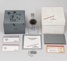 Full Set *NEAR MINT* OMEGA Seamaster Professional 200m Gold x Black Qz 36mm Mens