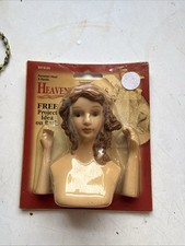 Vtg Fibre Craft Heavenly Angels Porcelain Head Hands 9316-03 Blonde NOS 55L