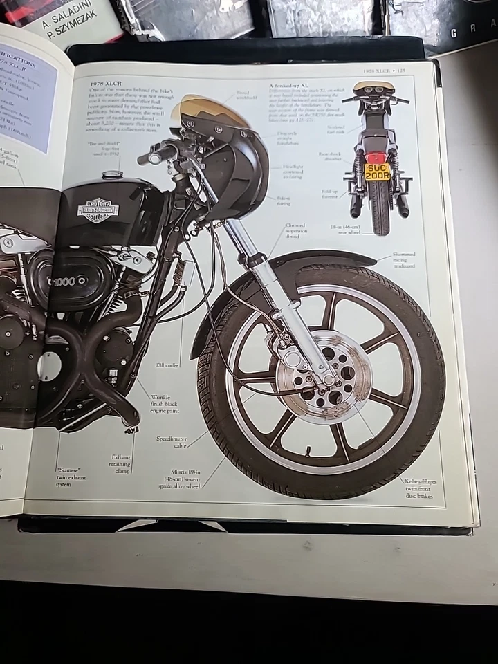 Harley-Davidson Book Lot – 9 Hardcover Books – History, Models, Chronicle, Photo - Image 4 of 4