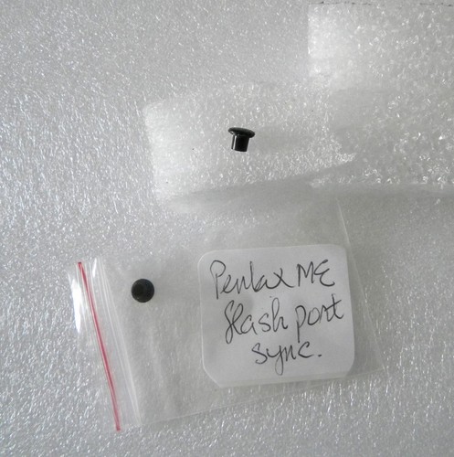 Genuine Pentax ME ME SUPER Program SPOTAMTIC  K2   KX  FLASH SYNC PORT CAP COVER - Picture 6 of 8