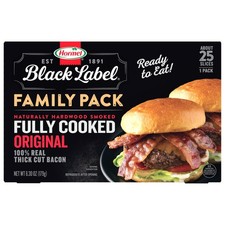 Thick Cut Bacon, Fully Cooked Bacon, Gluten-Free Snacks, Family Pack - 6.3oz
