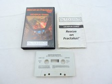 Boxed Commodore 64 C64 Rescue on Fractalus Game Cassette /2 image