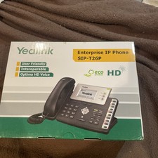 Yealink SIP-T26P Advanced IP Phone VOIP Display Phone POE - HD Voice - Brand New