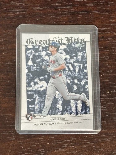 2026 Topps Roman Anthony Greatest Hits Insert Card Boston Red Sox