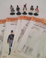 Lot Of 5 Delprado Lead Soldiers Napoleonic Wars #15