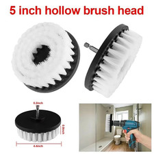 5" Electric Drill Soft Brush For Carpet Leather & Upholstery Cleaning Attachment