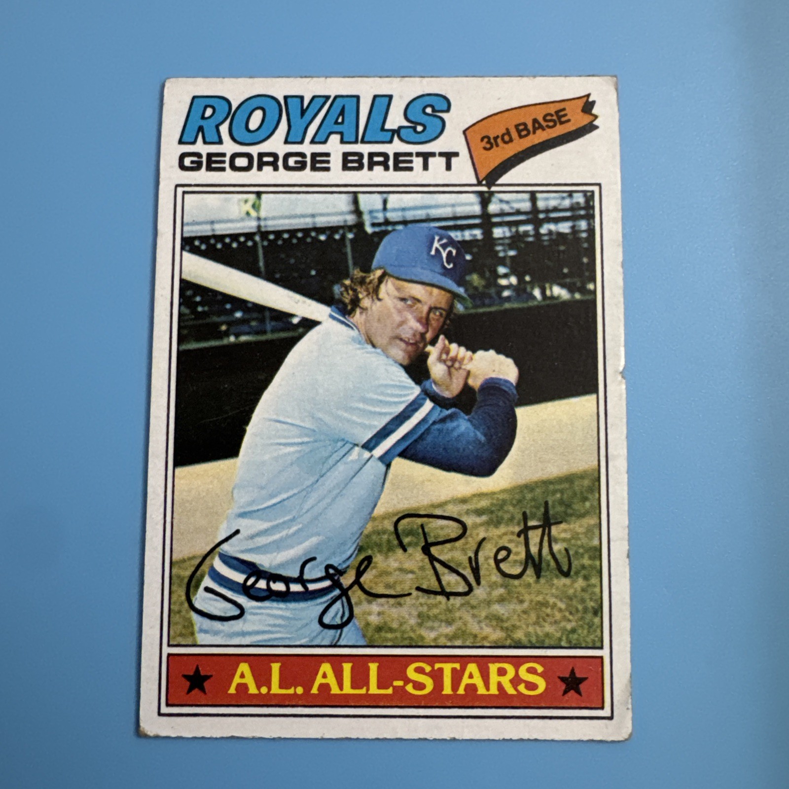 1977 Topps George Brett #580 Kansas City Royals