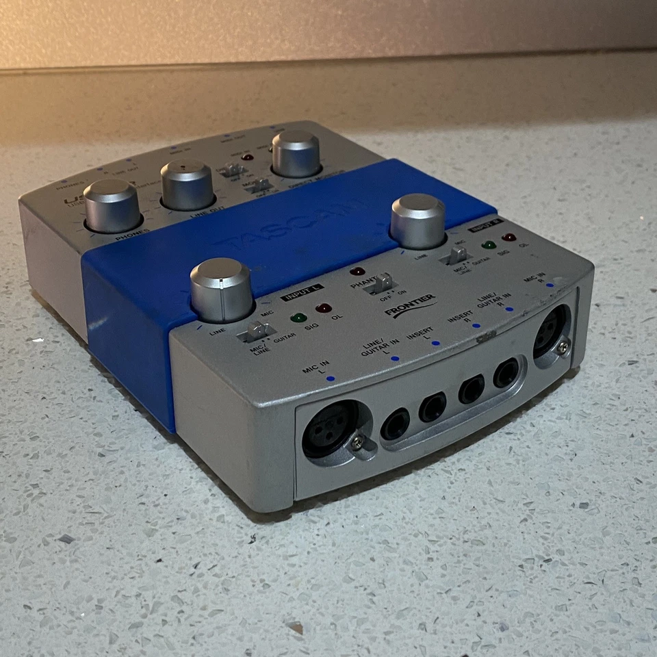 Tascam US-122 - 2 Channel - USB Audio MIDI Interface DJ Mixer - Image 2 of 4