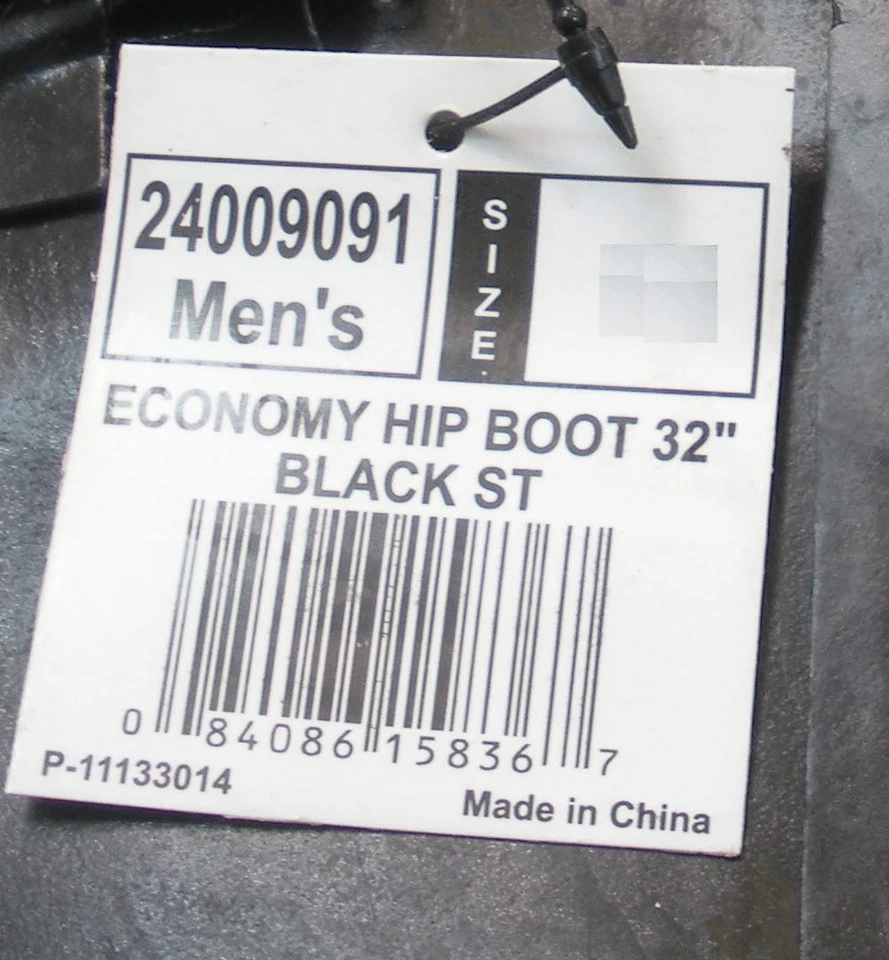 Lacrosse 24009091-10 Black Steel Toe Hip Boots Size 10 - Image 4 of 4