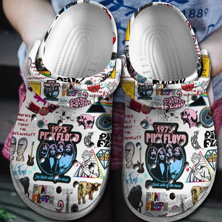 Pink Floyd Music Band Crocband Clogs Shoes