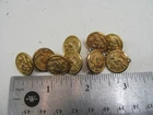 WW2 U.S. Military Eagle Buttons -MIX LOT OF 9 WATERBURY SUPERIOR