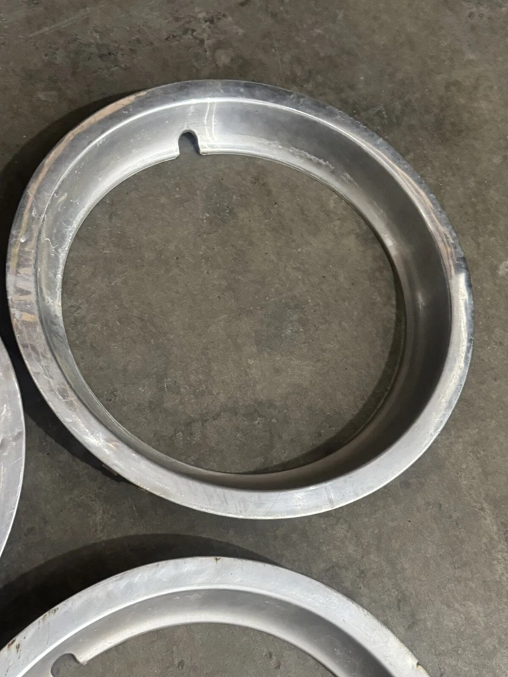 VW Mk2 Mk1 Jetta Golf Audi 100 Passat 14 x 6 inch Steel wheel Trim Ring - Image 3 of 4