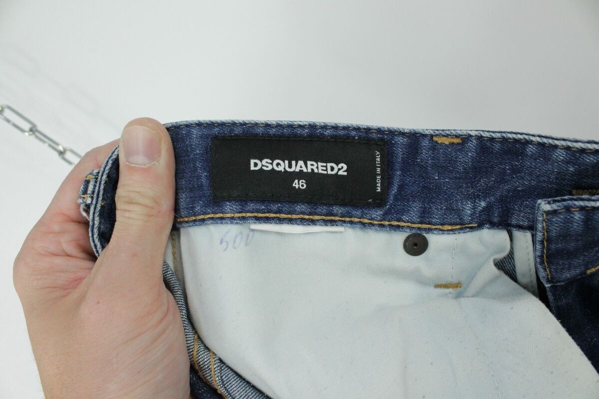 Dsquared2 Cool Guy Distressed Blue Denim Skinny Fit Jeans Dsquared2 Cool Guy Distressed Blue Denim Skinny Fit Jeans