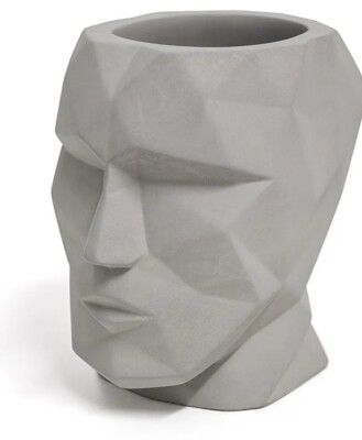 Skulptur Stift / Pflanzenhalter Die Kopfform Geometrisch