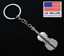 Silver Cello Key chain, Nice Gift