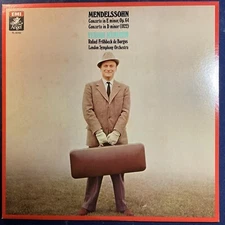 Mendelssohn. Yehudi Menuhin. London Symphony Orchestra, Rafael Fruhbeck Vinyl 