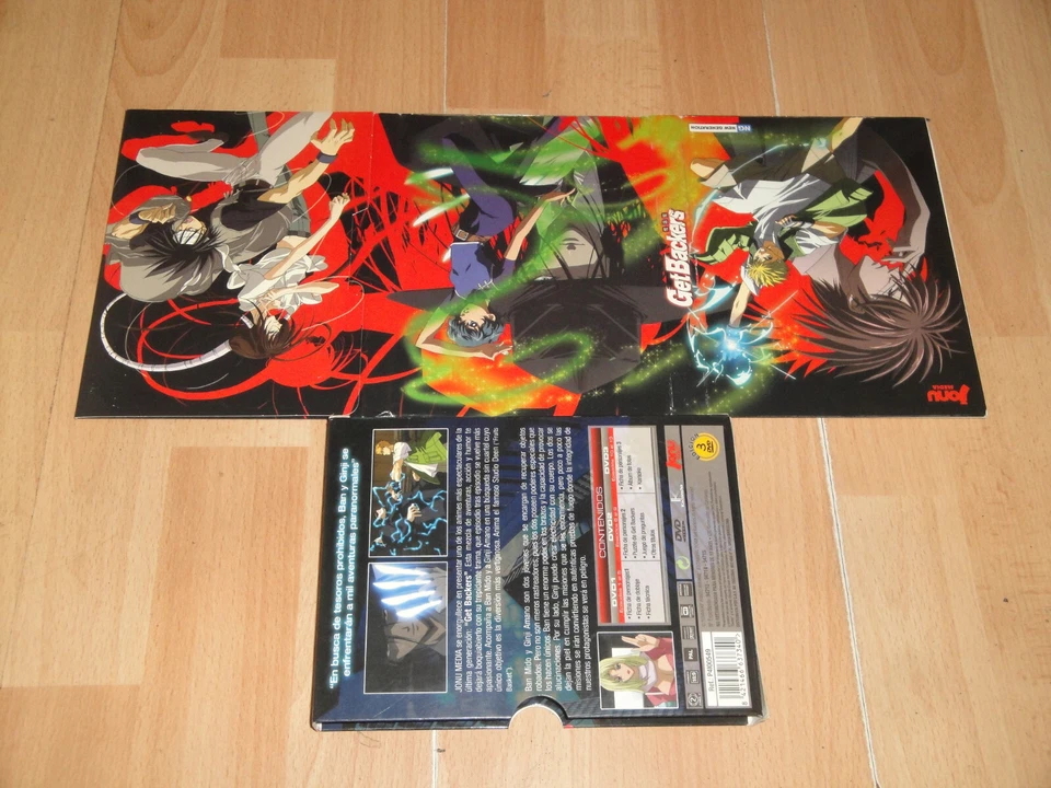 GET BACKERS VOL. 1 GETBACKERS ANIME EN DVD CON 3 DISCOS 13 EPISODIOS BUEN ESTADO - Imagen 2 de 2
