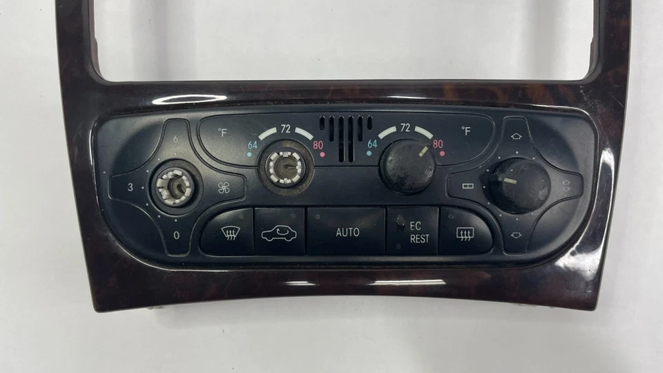 02-07 Mercedes-Benz OEM W203 C230 C240 delantero ac climatizador centro moldura madera Foto 2 de 4