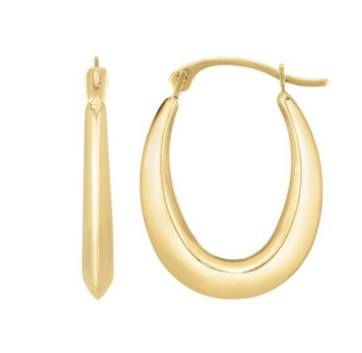 10k Echtgold Huggie Ohrring - 10k Reifen Ohrringe - Gold Reifen, Muttertagsgeschenk
