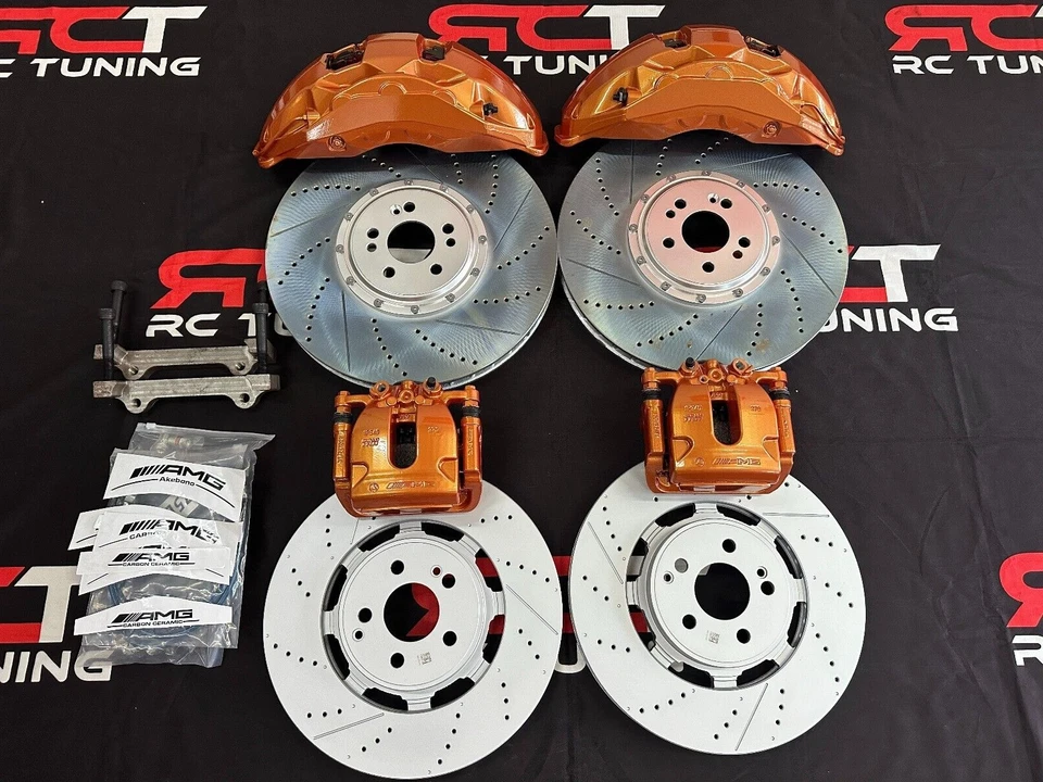 Mercedes-Benz G63 G550 G580 AMG Big Brake Kit Pinzas Delanteras Traseras 10P Personalizadas Foto 4 de 4