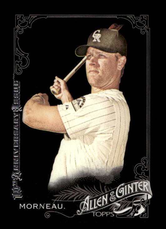 2015 Topps Allen & Ginter X 10th Anniversary Issue #301 Justin Morneau Rockies