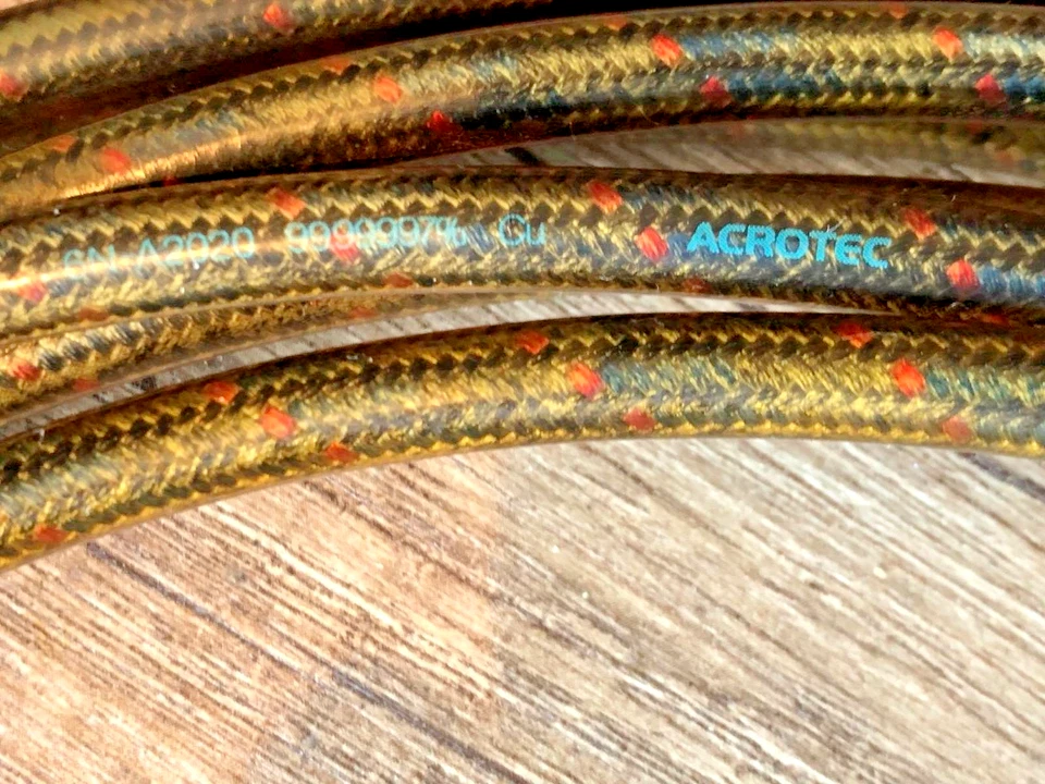 ACROTEC /Acrolink/6N A2020/1m x 2/ Cabo de Interconexão-RCA- Hi End Ótimo Preço - Imagem 3 de 4