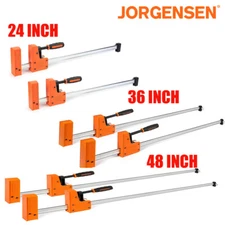 PONY JORGENSEN 48'' 24'' 36'' Bar Clamp 90° Cabinet Master Parallel Jaw Clamp US