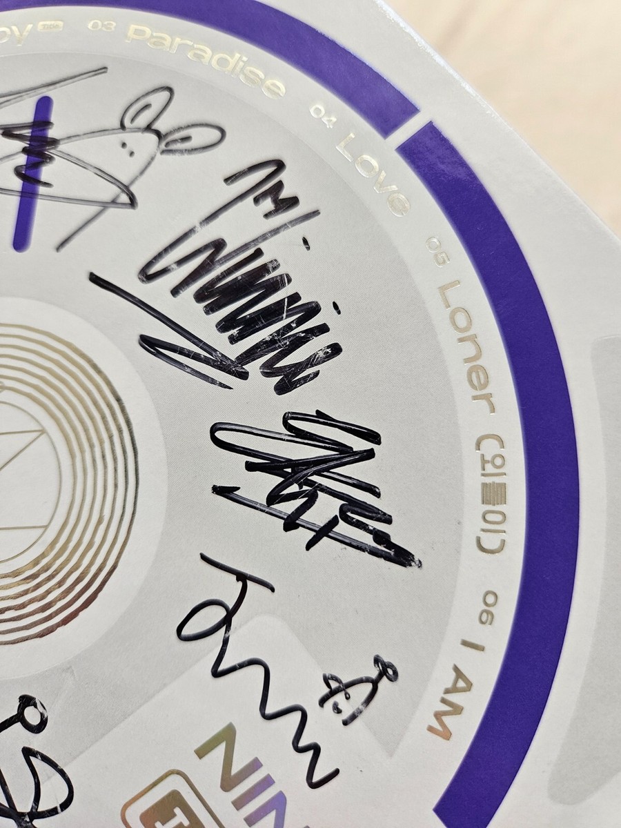 nine.i 2集　〔I〕Part1 全員　サイン入りCD NINE.I [I (Part.1)] Signed Promo Album Autographed - Flawed