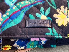 Vera Bradley RFID  Snap Quilted Crossbody Wallet Purse in FIREFLY GARDEN