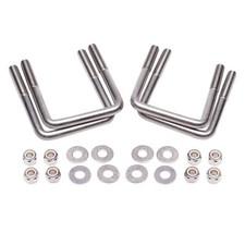 (4) Stainless Square U-Bolts Boat Trailer U B...