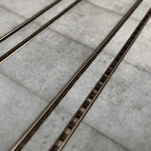 SCALE MODEL SCENERY CONCRETE HARDSTANDING KIT STD SPACING LASER CUT N GAUGE MODEL RAILWAY-LX096-N-A