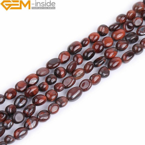 Cuentas espaciadoras de pepita de piedra Freeform para hacer joyas 15" 6x8 mm curación - Imagen 67 de 210