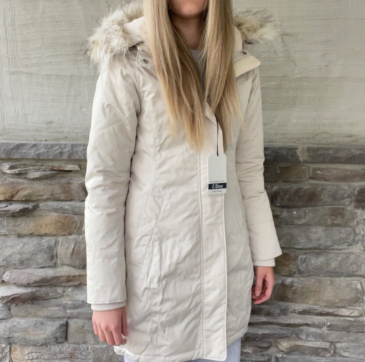 Parka cream clearance
