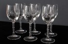 6 verres à vin cristal d'Arques modèle Epi fleury 