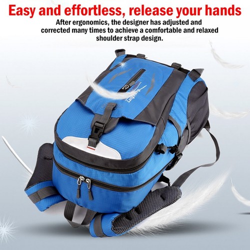 40L Hiking Backpack Outdoor Camping Rucksack Waterproof Shoulder Travel Back Bag - Picture 23 of 29