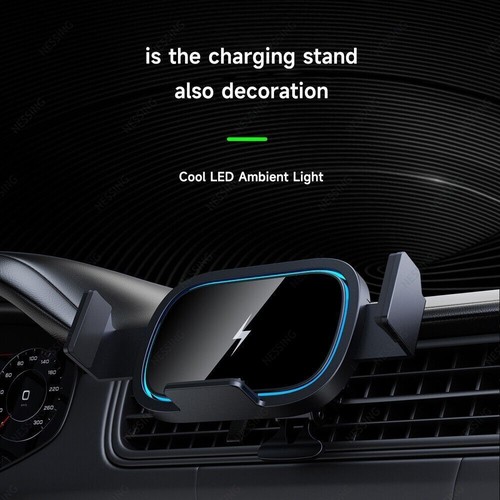 Automatic For Samsung Galaxy Z Fold 5 4 3 Car Charger Mount Wireless Clamping - Photo 2/13