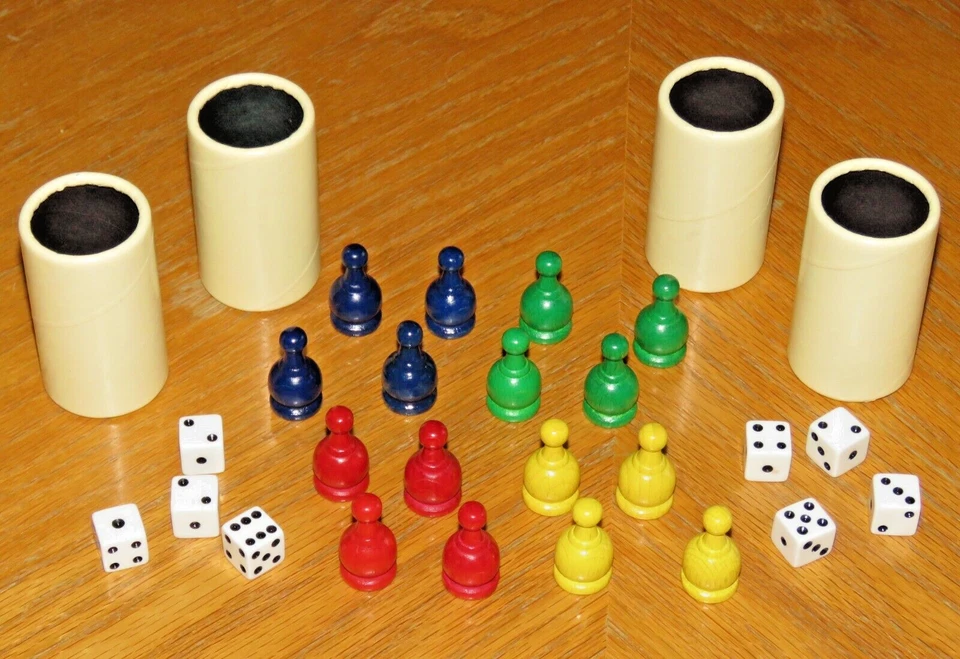 PARCHEESI Deluxe Edition Royal Game of India ... Vintage 1982 Selchow & Righter - Image 2 of 4