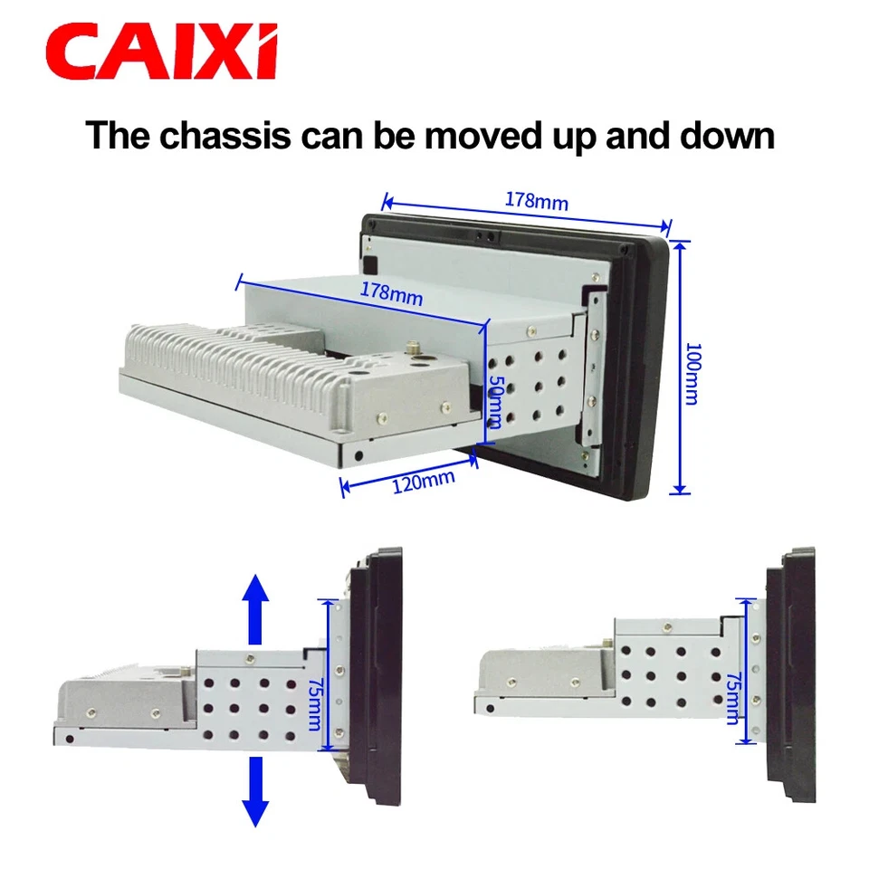 8Core Android 1Din Car Multimedia CarPlay Navigation GPS Headunit Auto Radio - Image 2 of 4