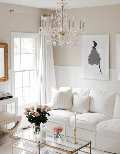 Crystorama 26" Wide Brass 8-Light Traditional Crystal Chandelier - Picture 5 of 6