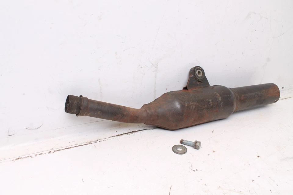1978 Yamaha DT175 DT175E Motorcycle OEM Muffler Exhaust Silencer - CORE MISSING - Image 2 of 4
