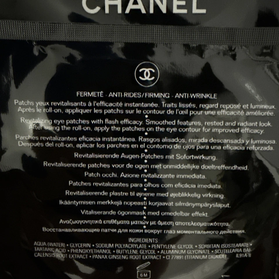 CHANEL le Lift Flash Eye Revitalizer Patches, 5-Pack of 2 $430 Value - Image 4 of 4